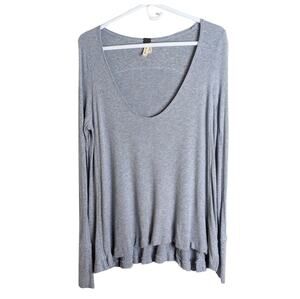 We the Free Jersey Knit Athleisure Slouchy Pullover Top Women's Size Small